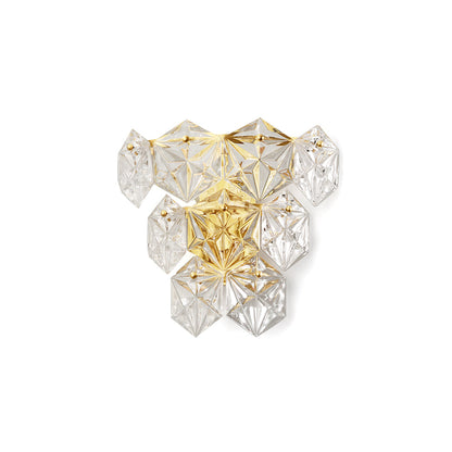 Snowflake Glass Wall Lamp