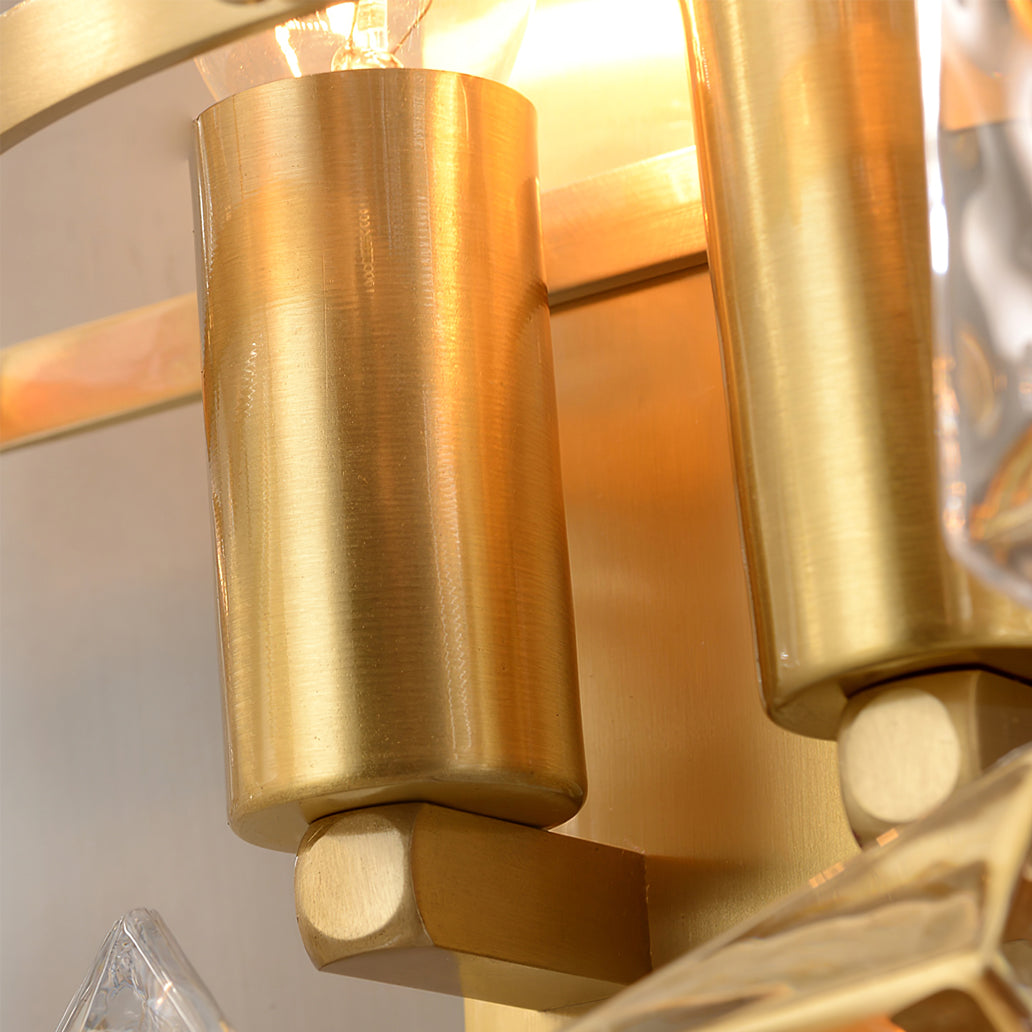 Snowflake Glass Wall Lamp