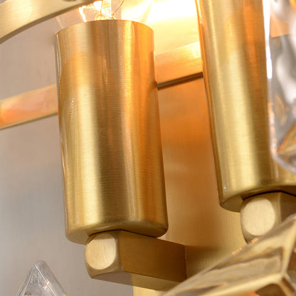 Snowflake Glass Wall Lamp