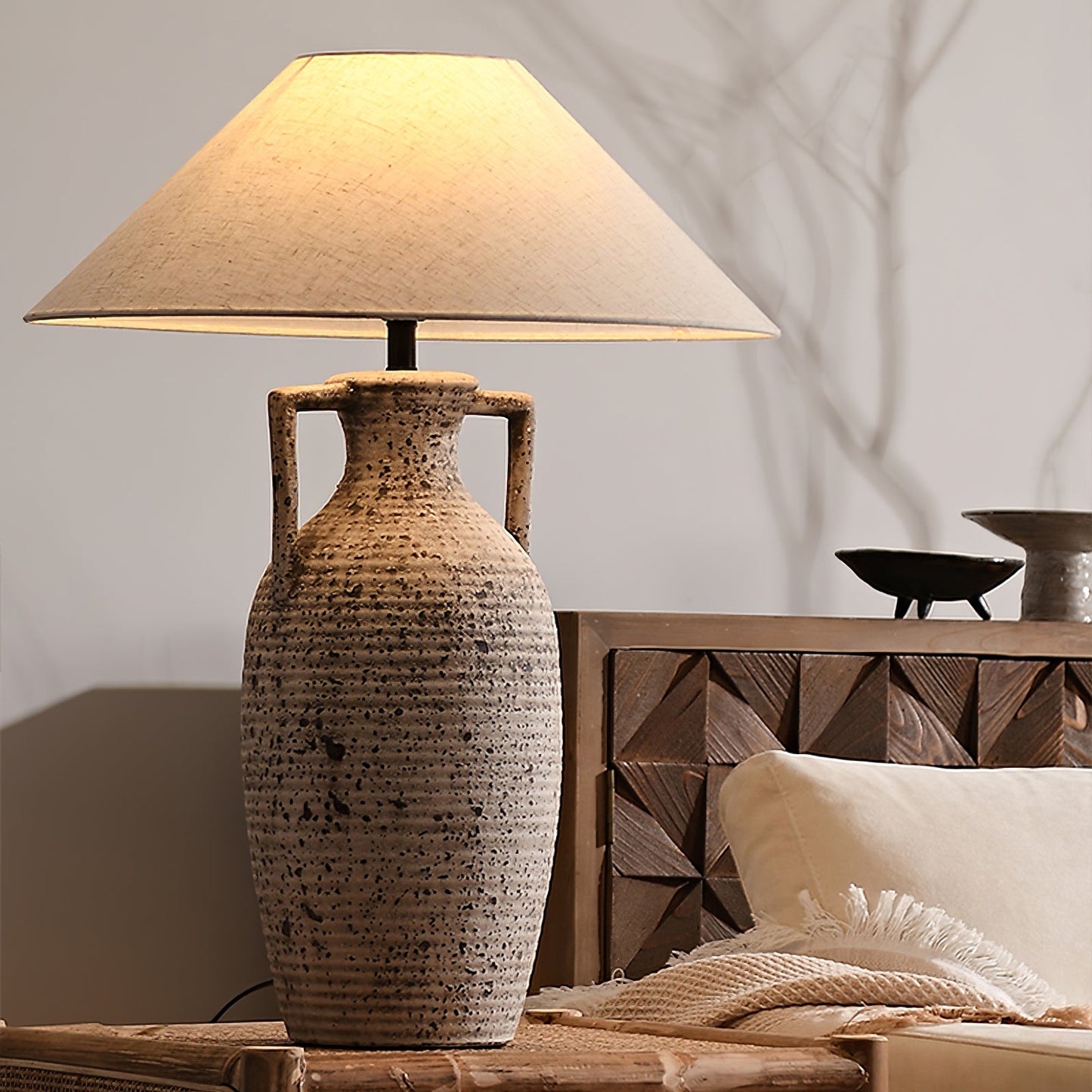 Speckled Ceramic Table Lamp