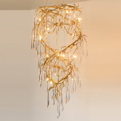 Spiral Branches Chandelier