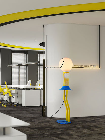 Spiral Spring Floor Lamp