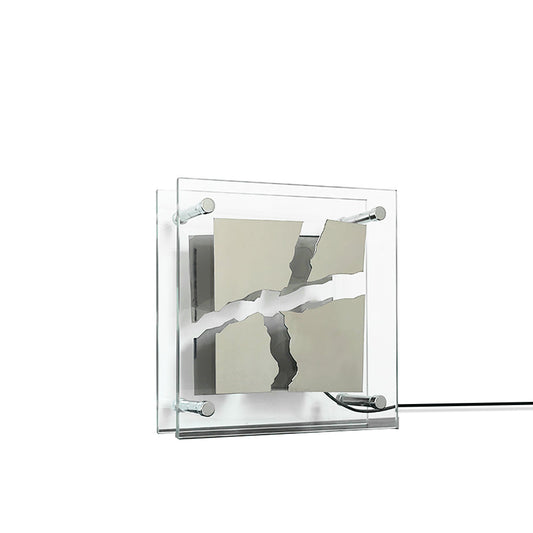 Square Glass Table Lamp