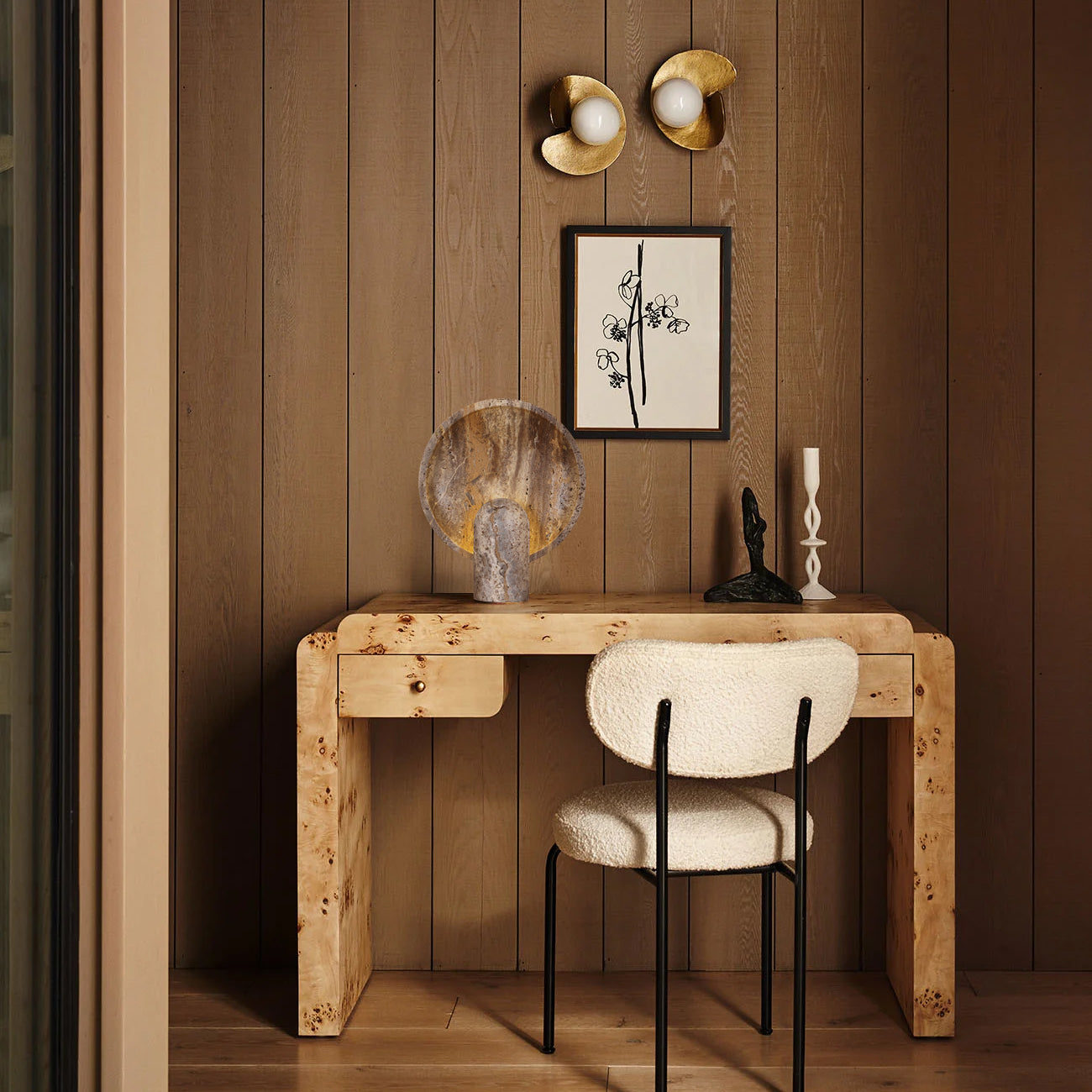 Stone Table Lamp