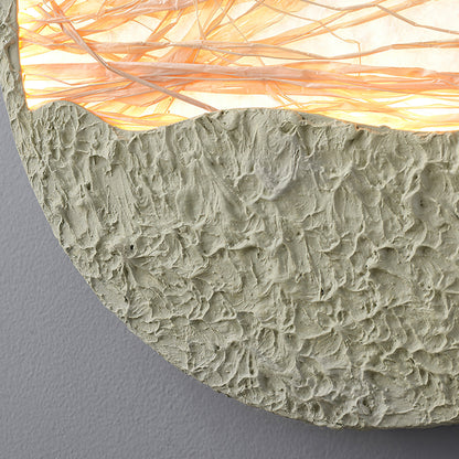 Straw Green Wall Lamp