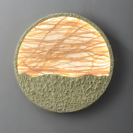Straw Green Wall Lamp