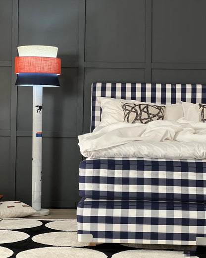 Striped Pony Floor Lamp