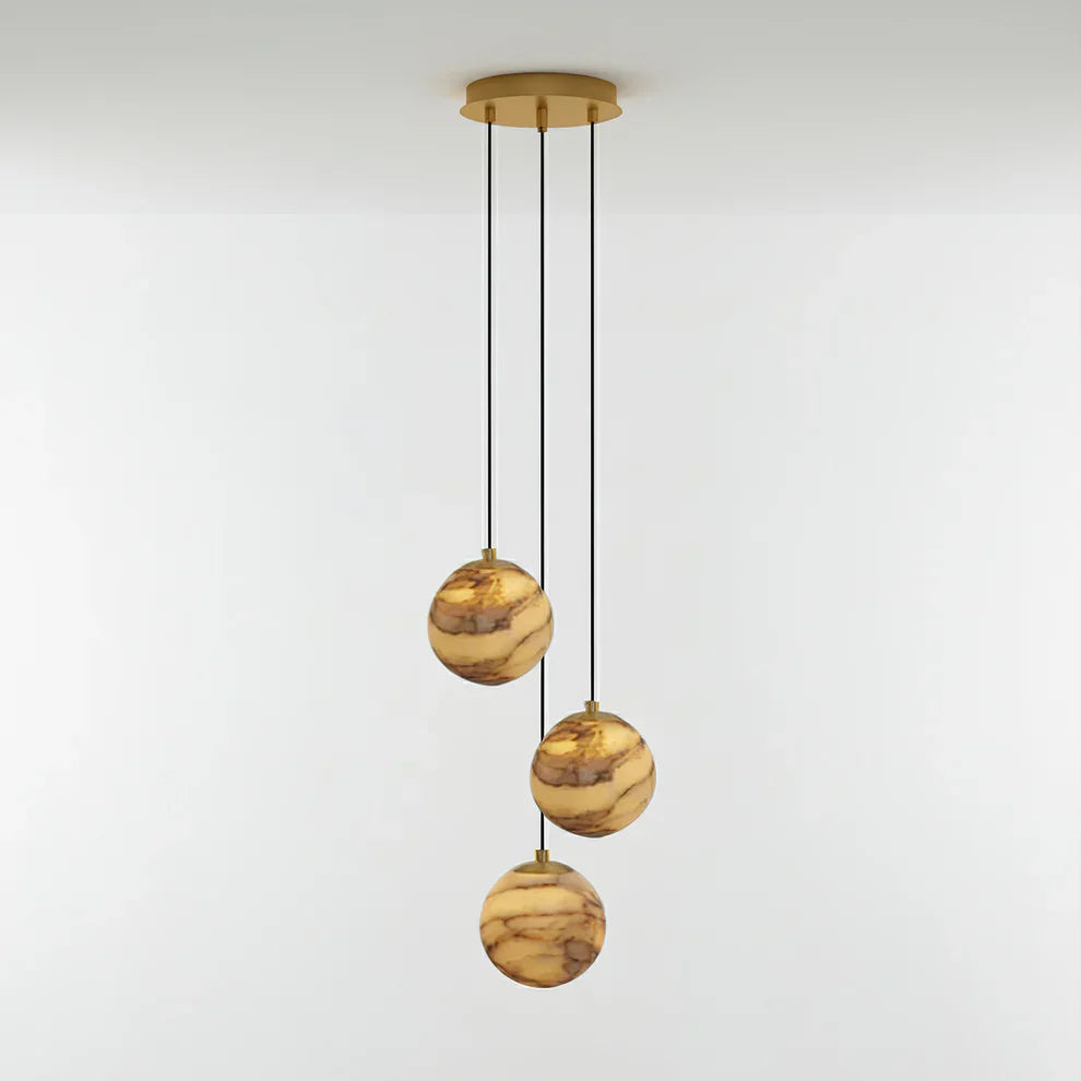 Sultana Alabaster Cluster Chandelier