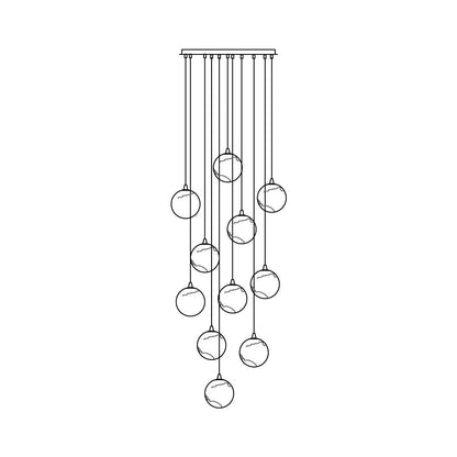Sultana Alabaster Cluster Chandelier