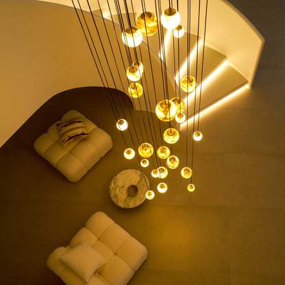 Sultana Alabaster Cluster Chandelier