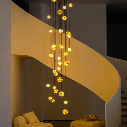 Sultana Alabaster Cluster Chandelier