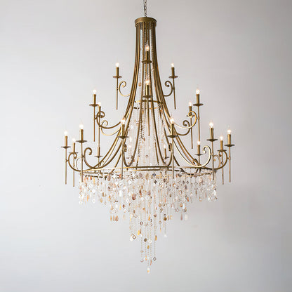 Tatum Lux Shell Chandelier