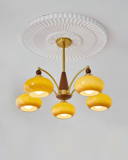 Tillary Wood Chandelier