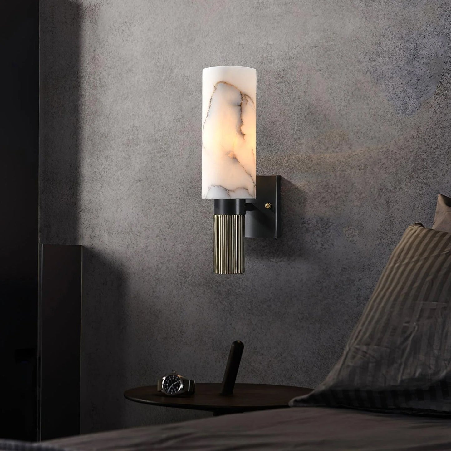 Torch Alabaster Wall Lamp