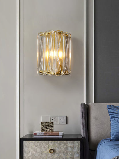 Triangular Glass Wall Light
