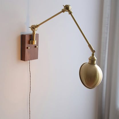 Troy Swing Arm Plug In Wall Lamp