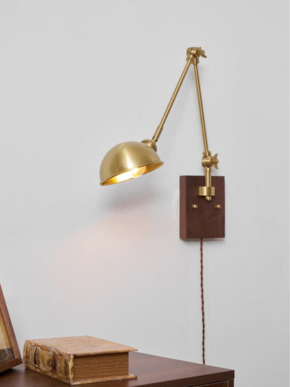 Troy Swing Arm Plug In Wall Lamp