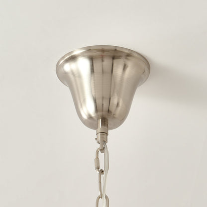 Pink Murano Tube Chandelier