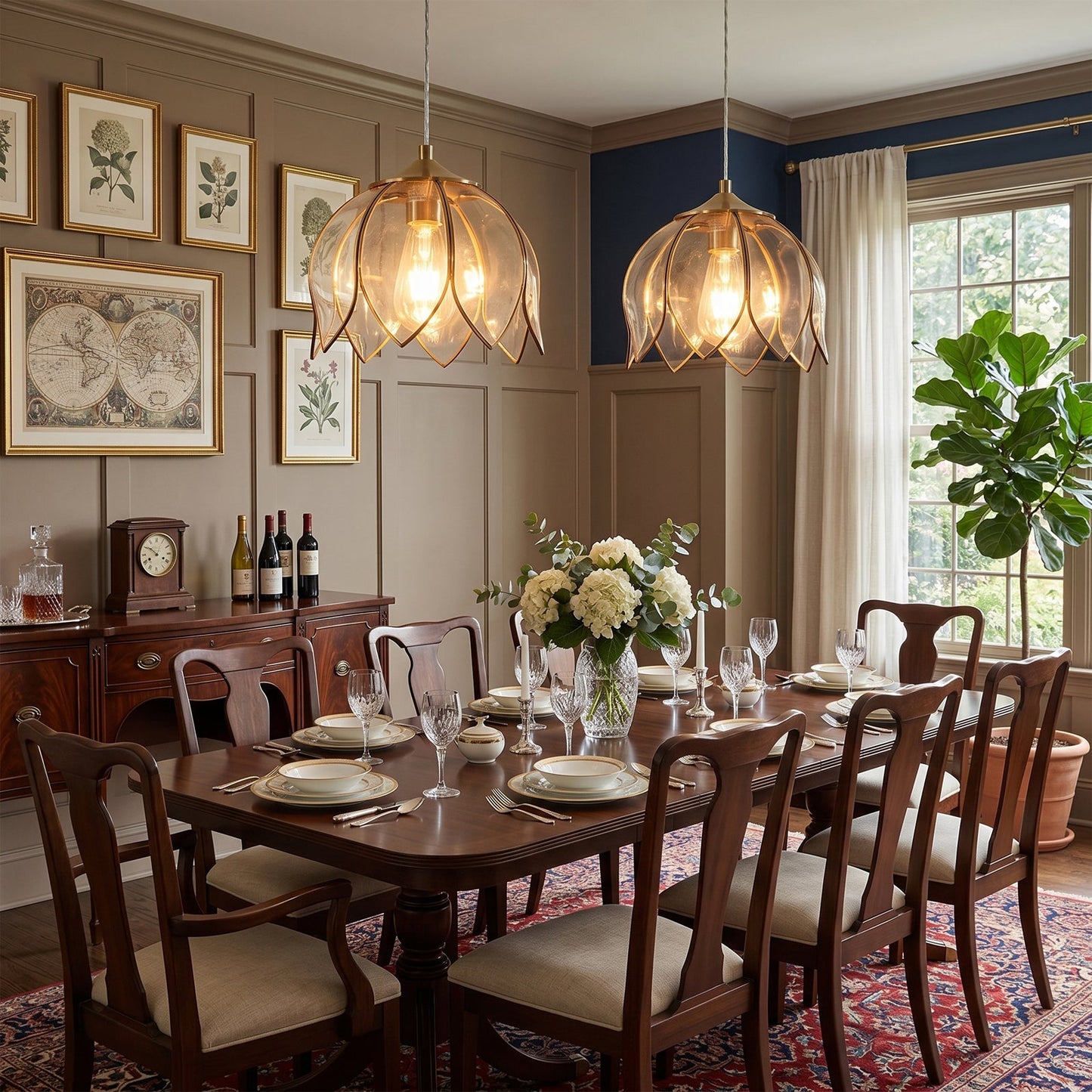 Turrella Glass Pendant Light