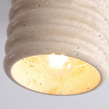 Vaarnii Travertine Ceiling Lamp
