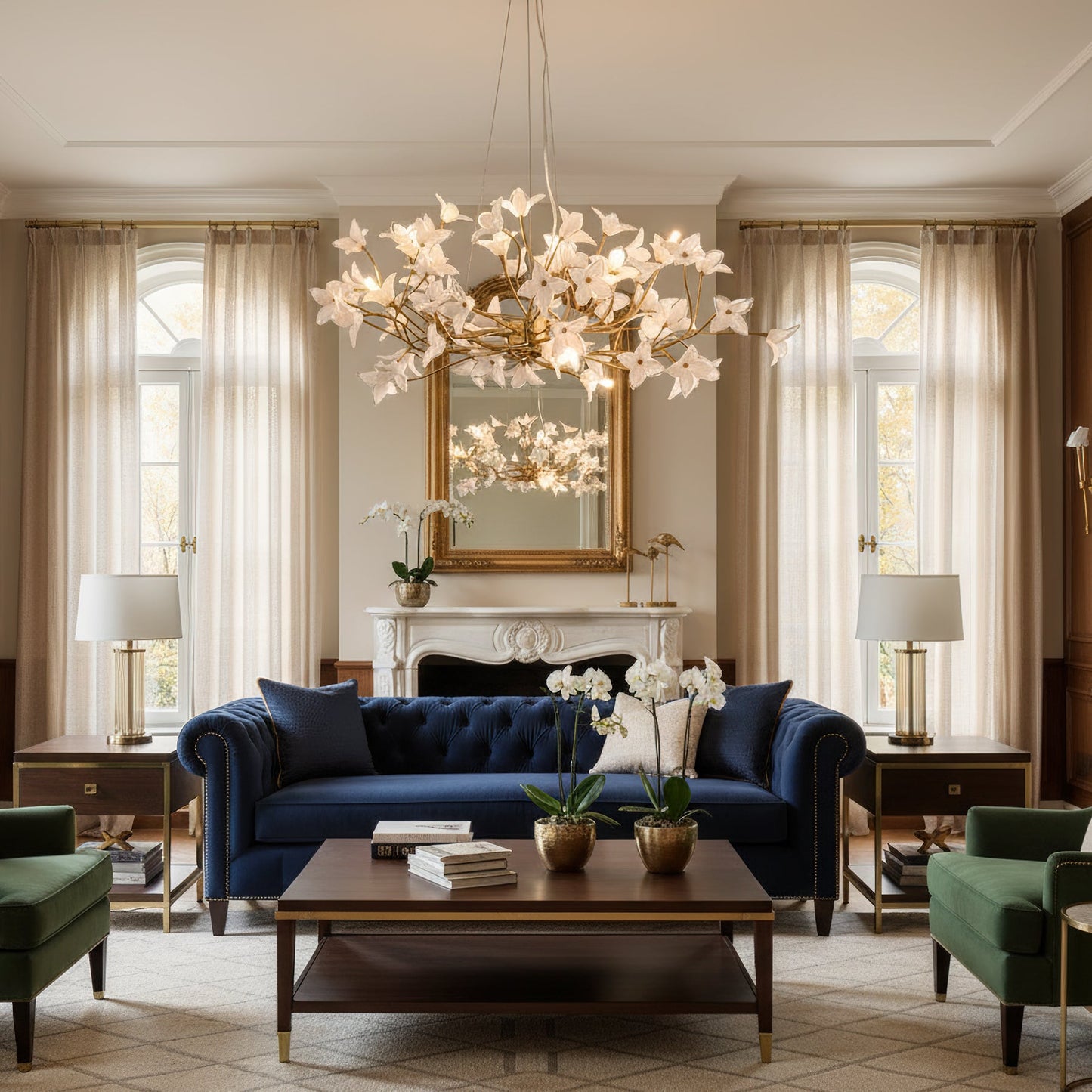 Veitchii Flower Chandelier