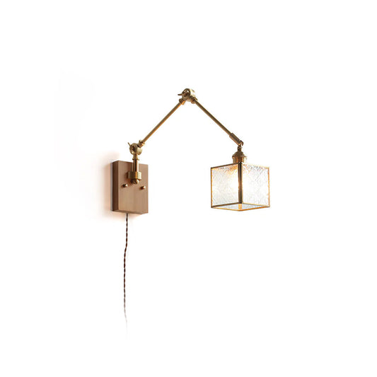 Ventes Swing Arm Plug In Wall Lamp