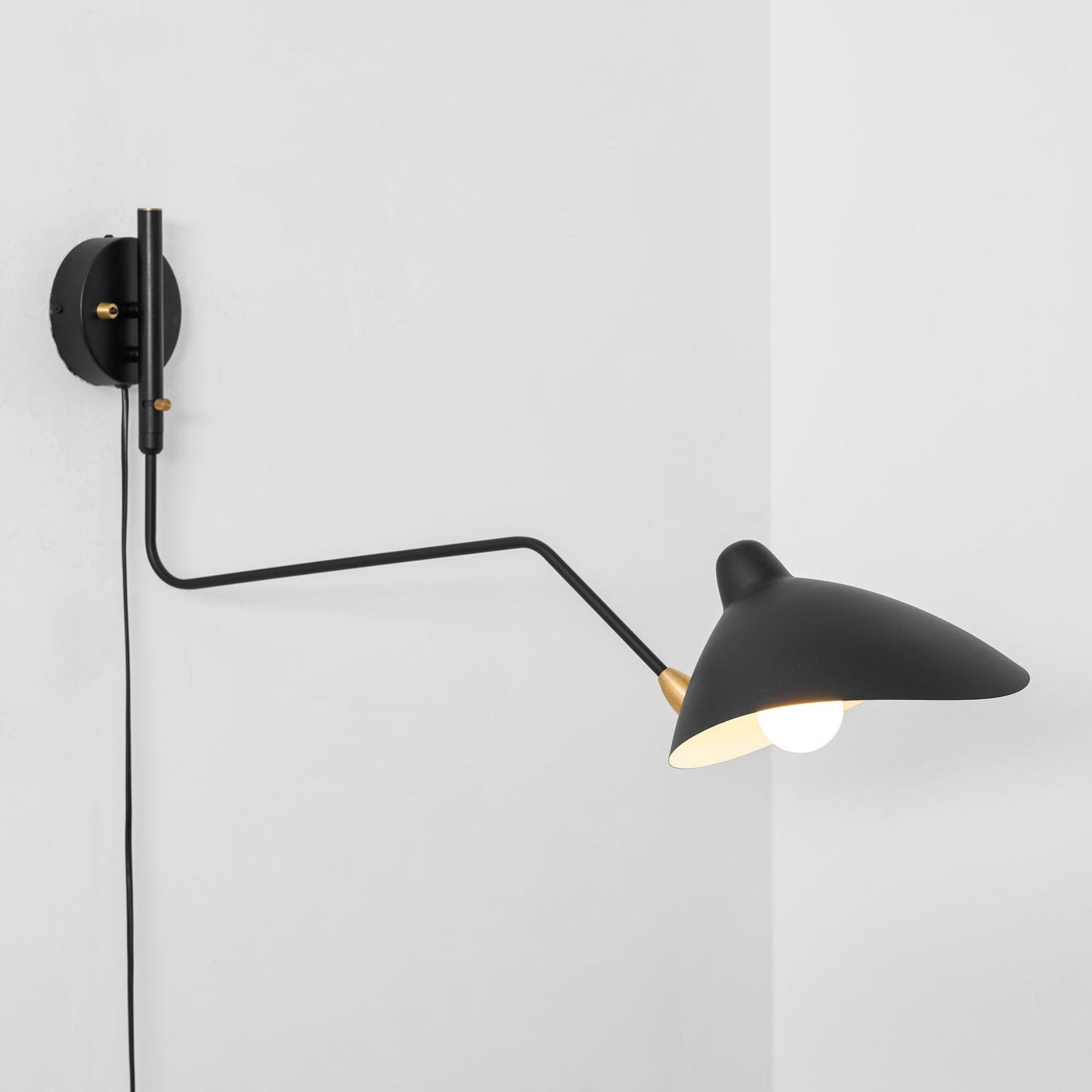 Multi Arm Spider Plug In Wall Lamp