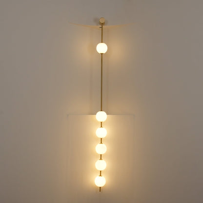 Vertical Balls Wall Lamp
