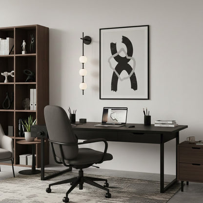 Vertical Globe Wall Lamp