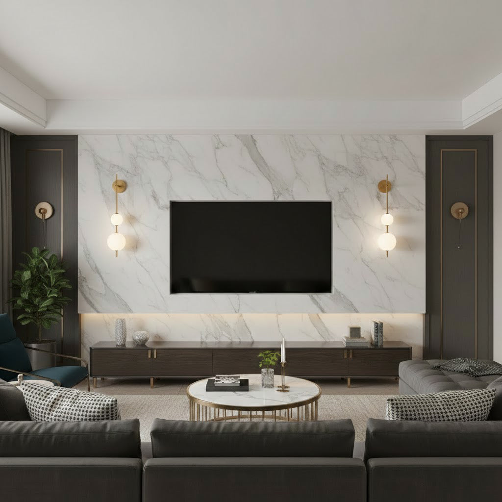 Vertical Globe Wall Lamp