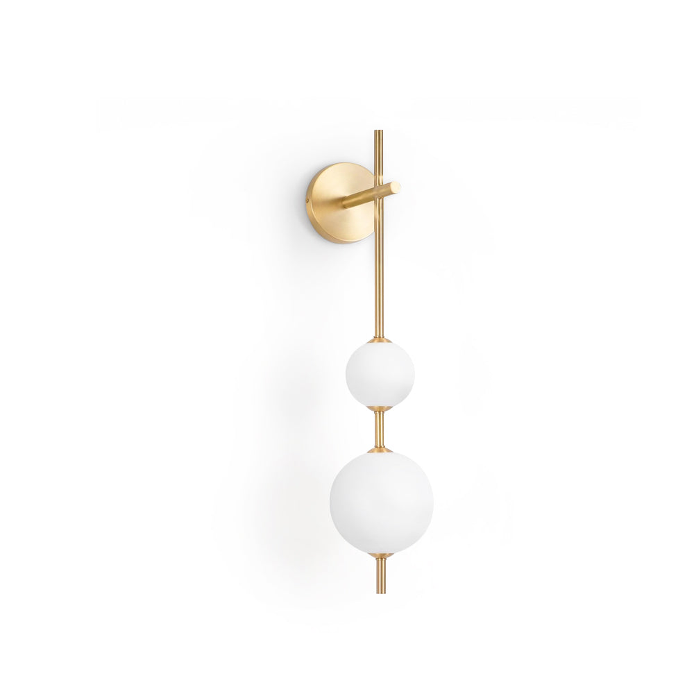 Vertical Globe Wall Lamp