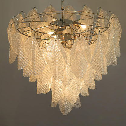 Vianna Ripple Glass Chandelier