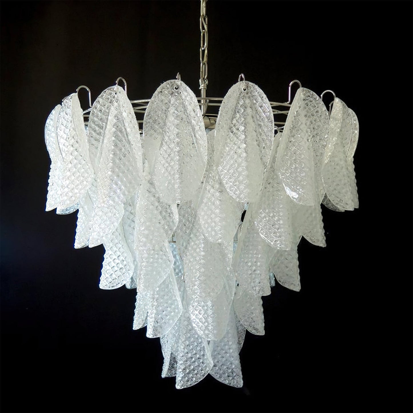 Vianna Ripple Glass Chandelier