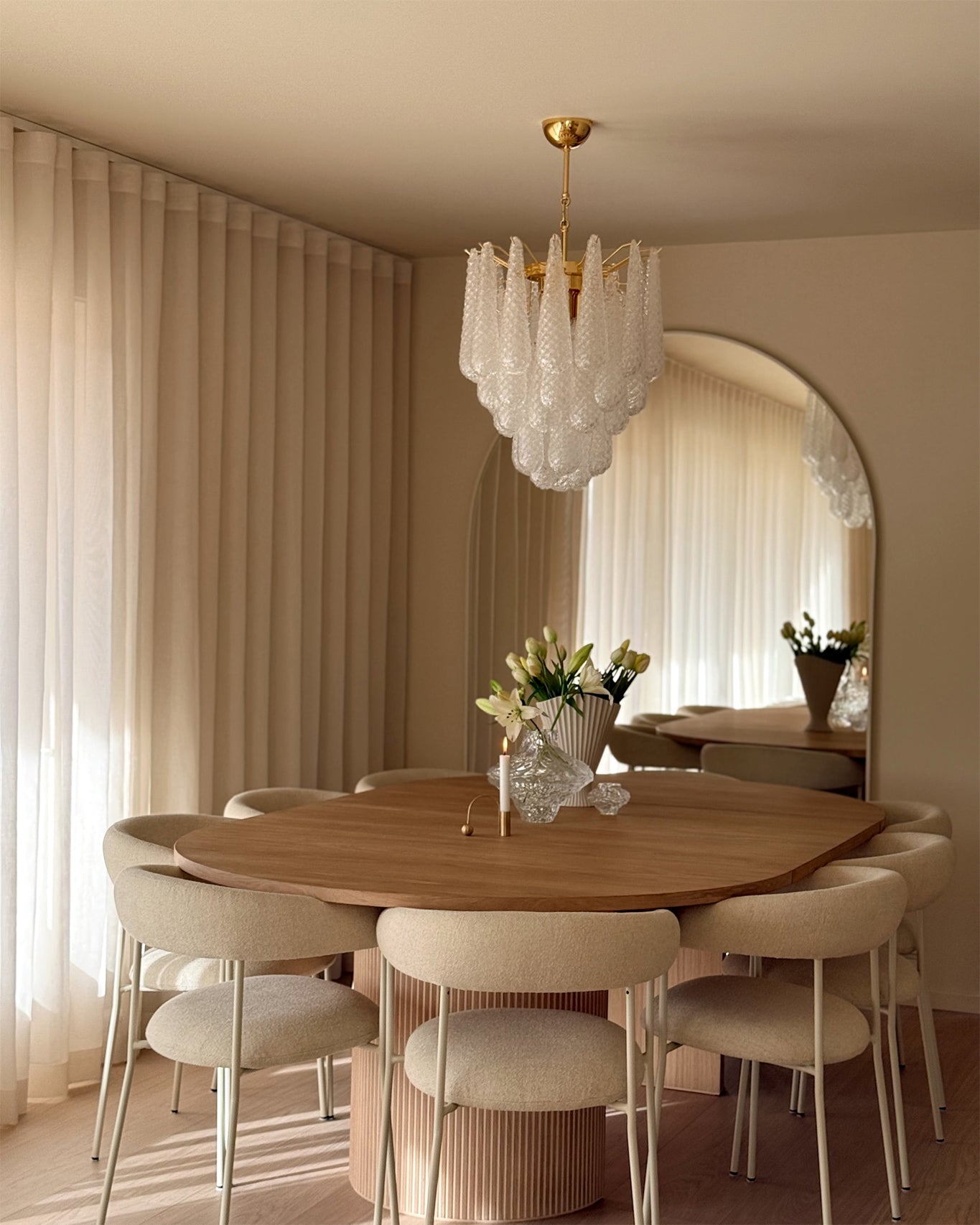 Viola Drop Chandelier