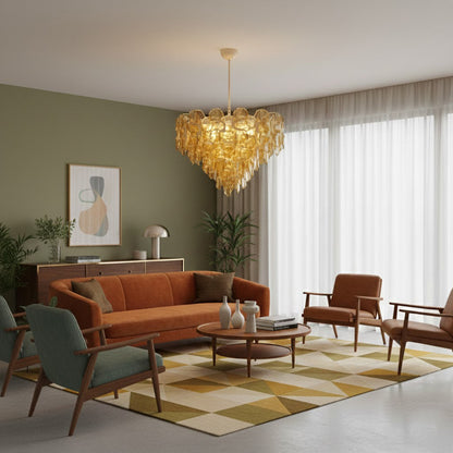 Vivara Glass Chandelier