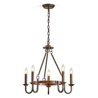 Wagon Wheel Chandelier