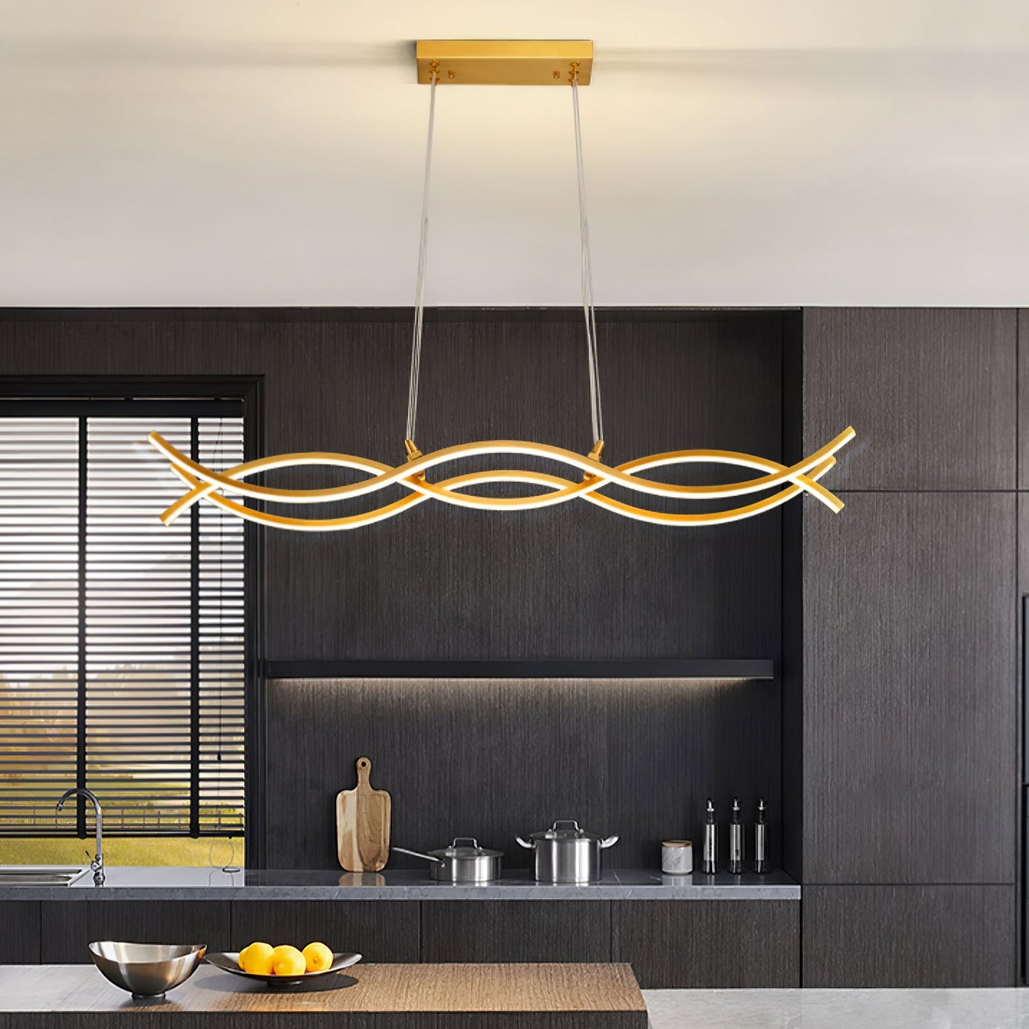 Wave Island Chandelier