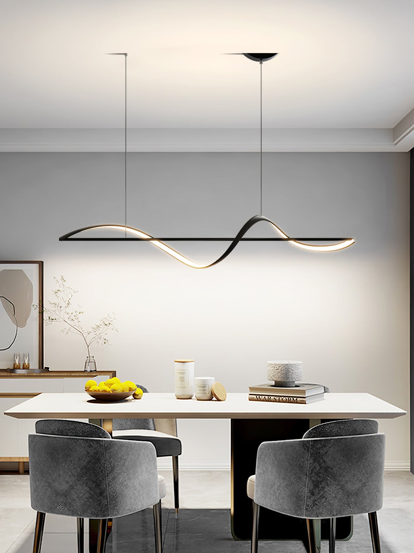 Whisper Linear Island Chandelier