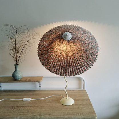 Wiggly Pleated Table Lamp
