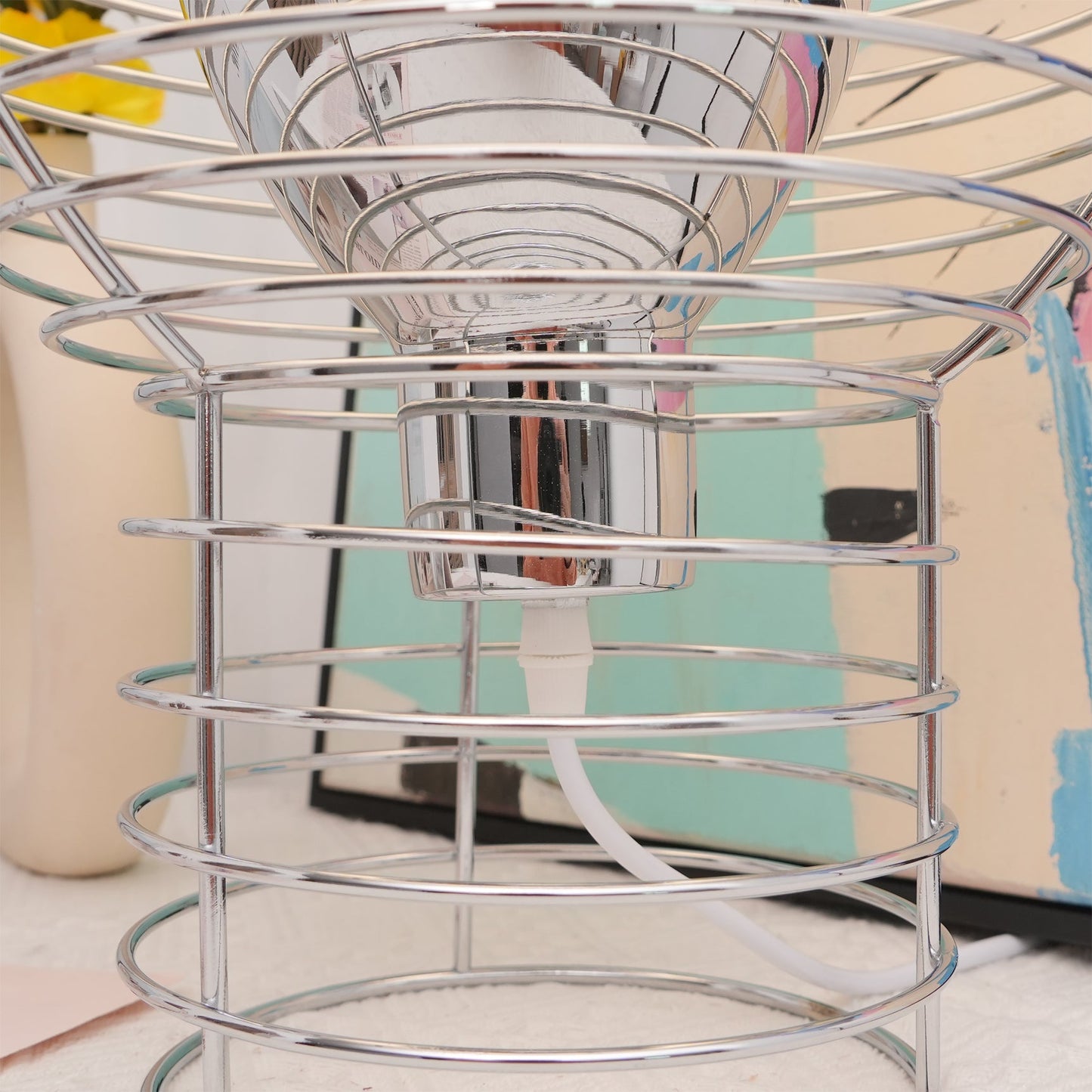 Wire Table Lamp