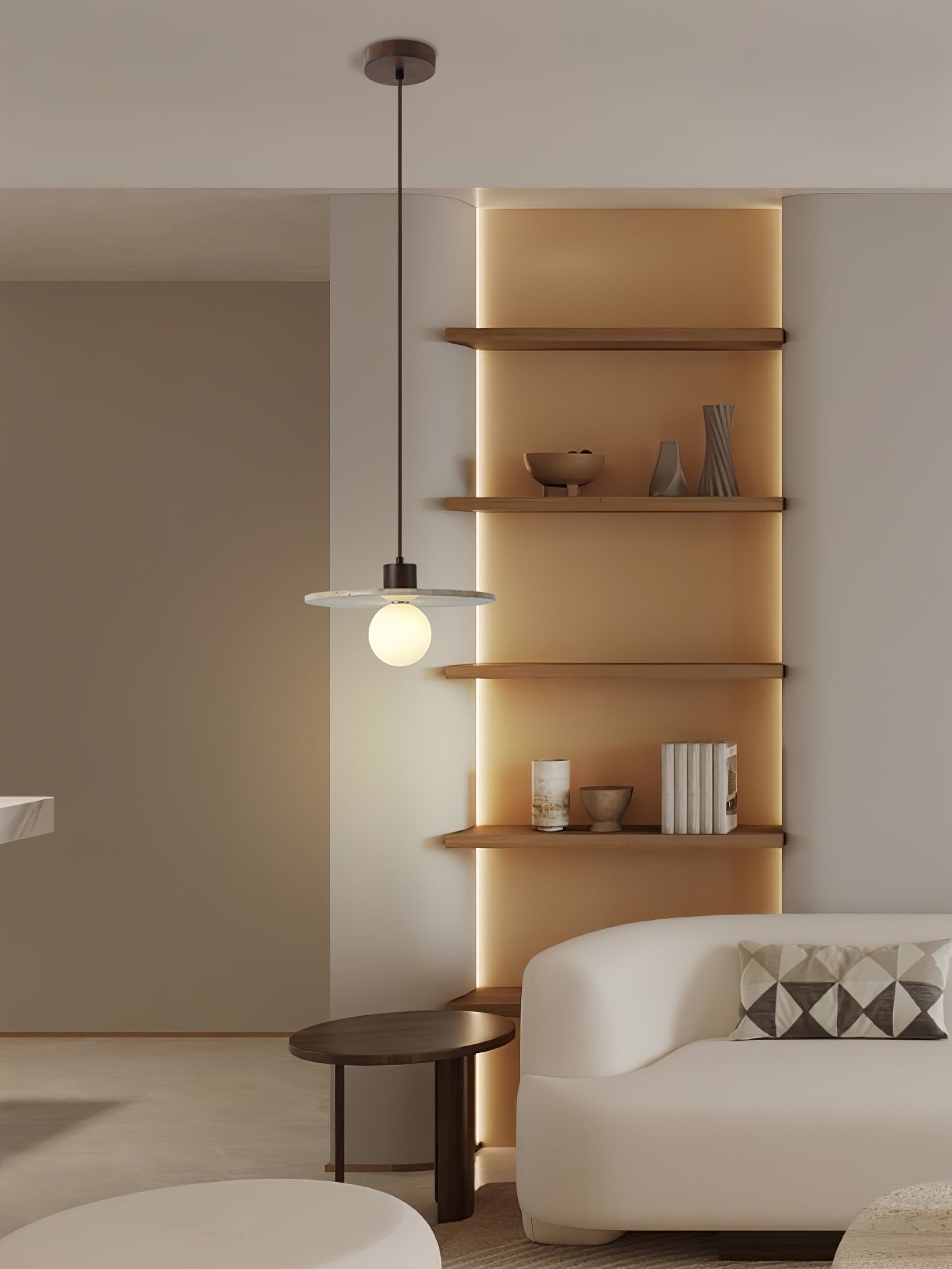 Carsa Travertine Pendant Lamp