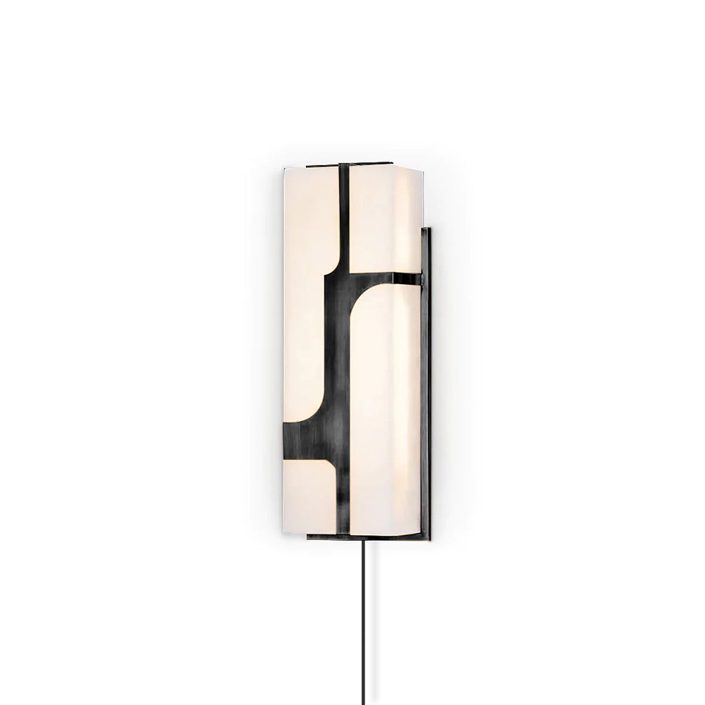 Ariel Alabaster Plug In Wall Lamp