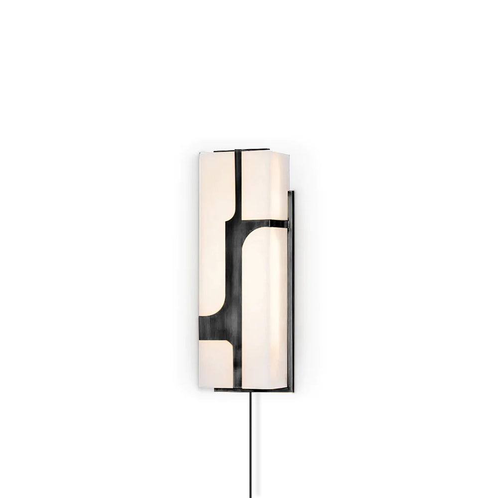 Ariel Alabaster Plug In Wall Lamp