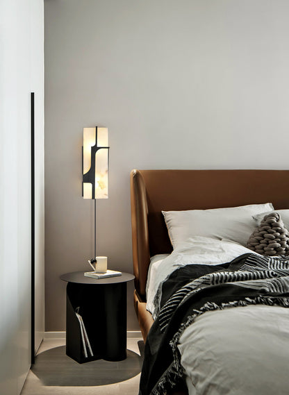 Ariel Alabaster Plug In Wall Lamp