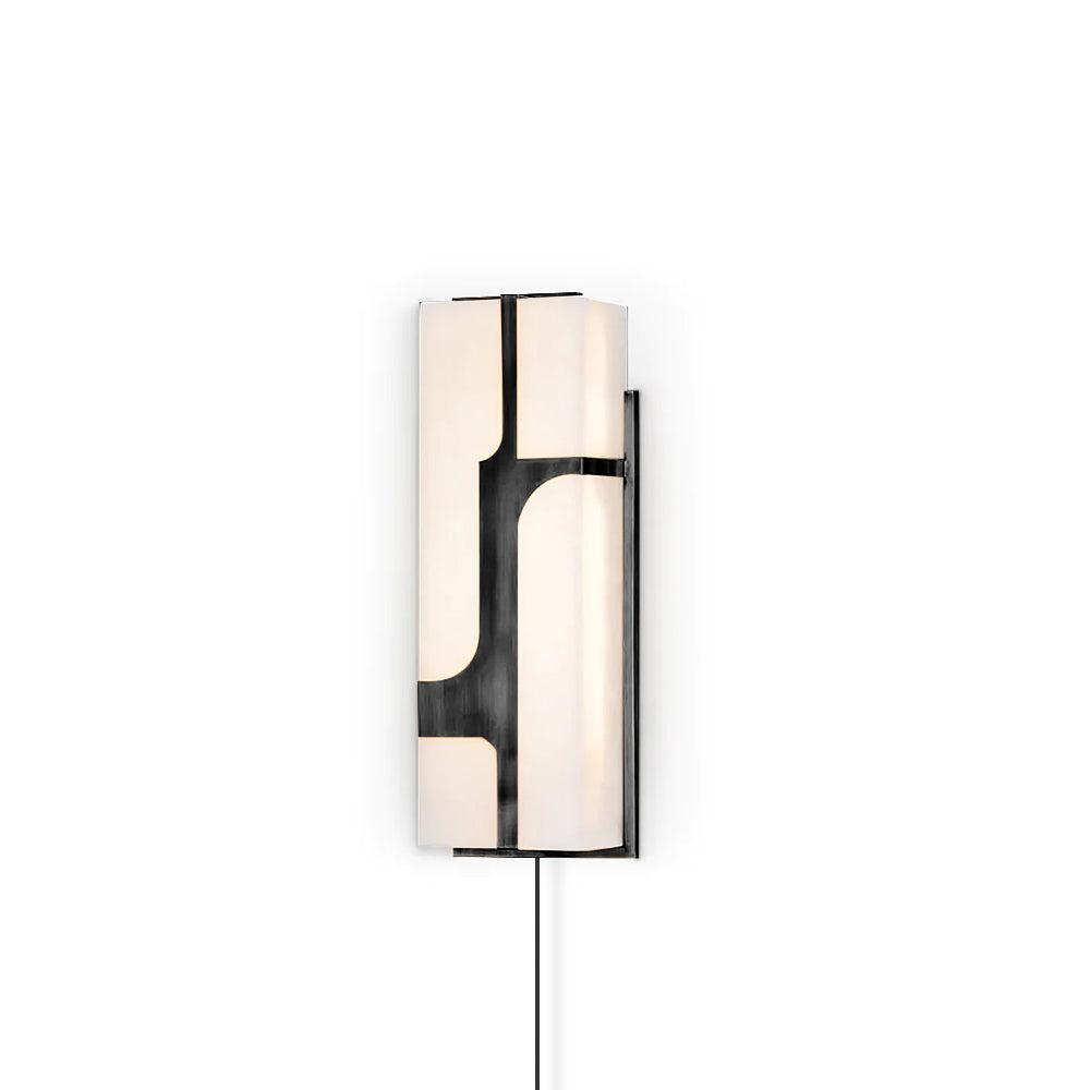 Ariel Alabaster Plug In Wall Lamp