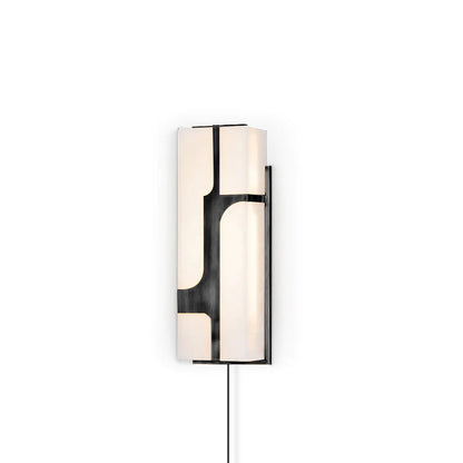 Ariel Alabaster Plug In Wall Lamp