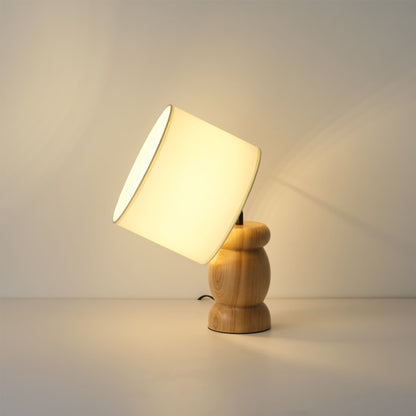 Pebble Wood Table Lamp