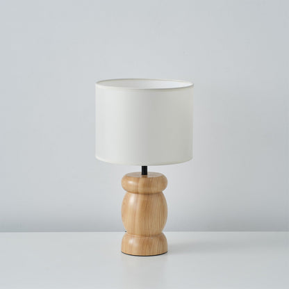 Pebble Wood Table Lamp
