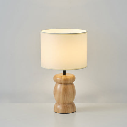 Pebble Wood Table Lamp