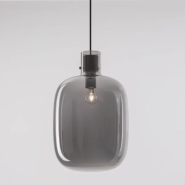 Delicate pendant lights inspired by air bubbles wrapped in a liquid.